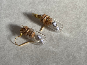 “Message In A Bottle” earrings