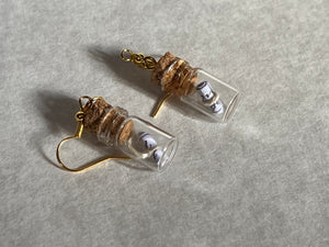 “Message In A Bottle” earrings